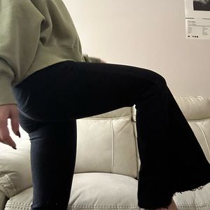 f21, black flare pants, size 26